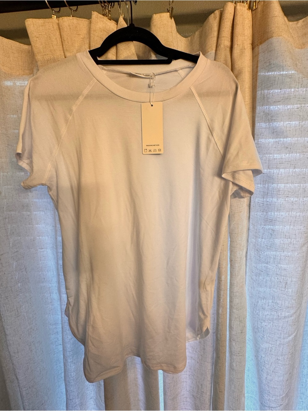 Classic Crew Neck Women’s Top by , White